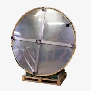 Vollständig abgedeckter Boden aus rostfreiem Stahl