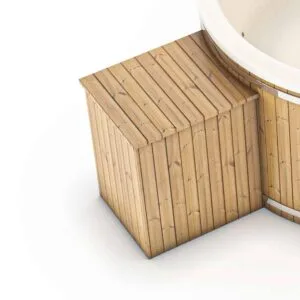 Anschlüsse 2 x 32 mm + Kiste